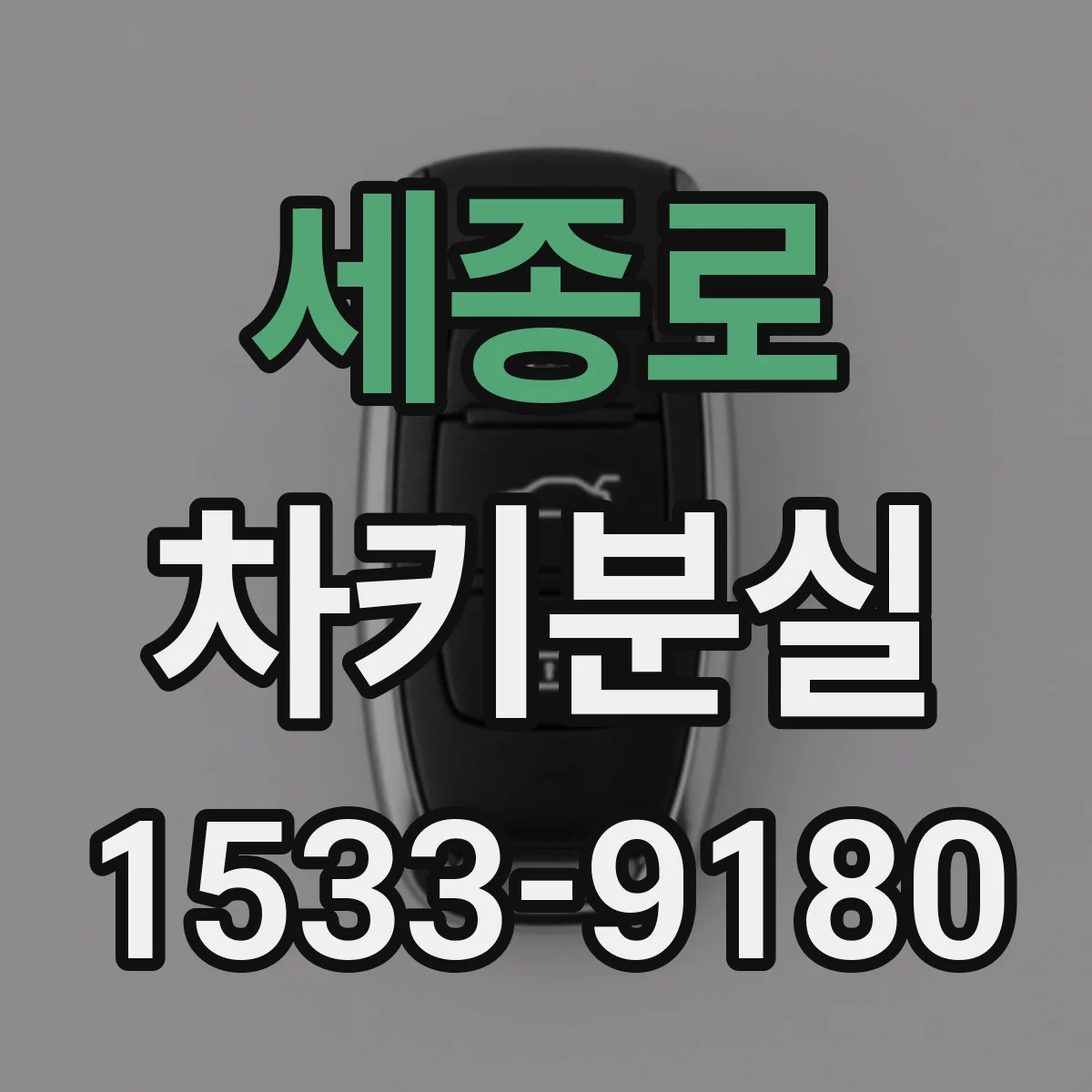세종로 차키분실