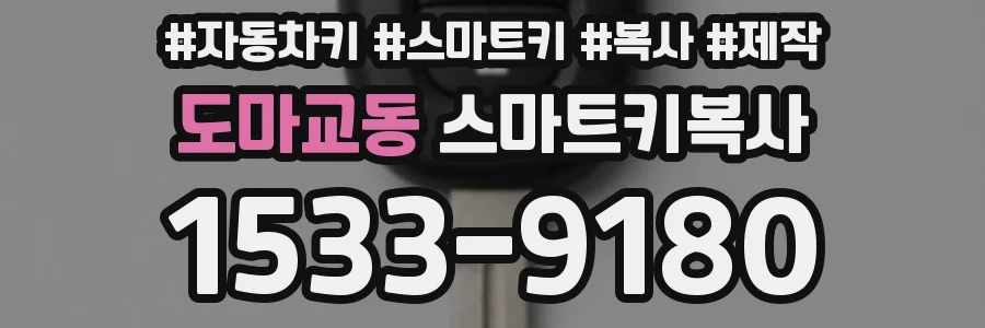 도마교동 스마트키복사