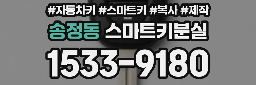 송정동 스마트키분실