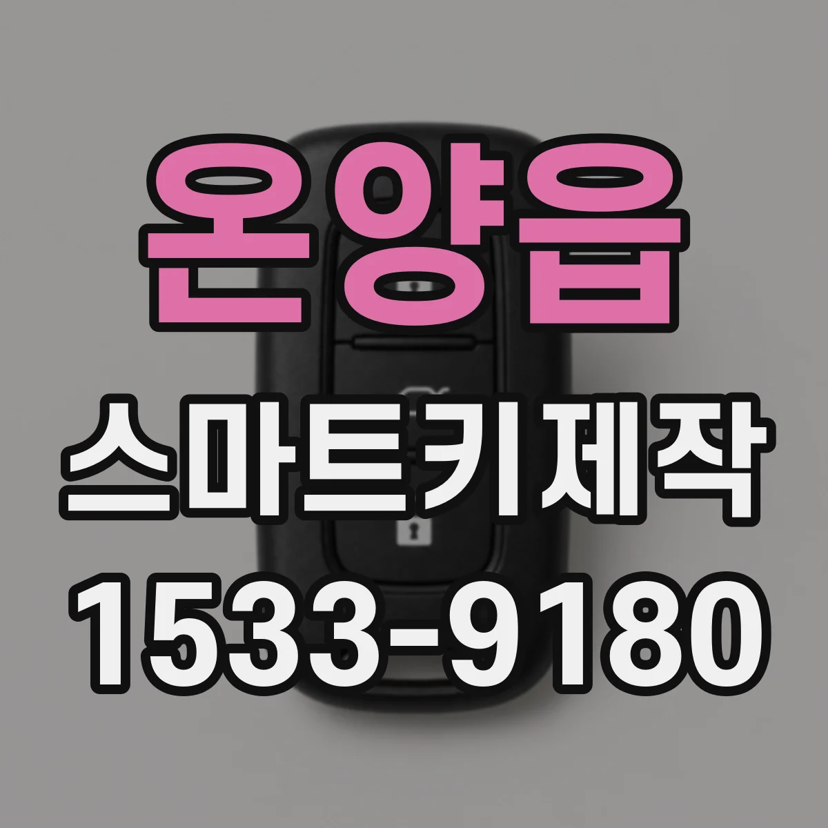 온양읍 스마트키제작