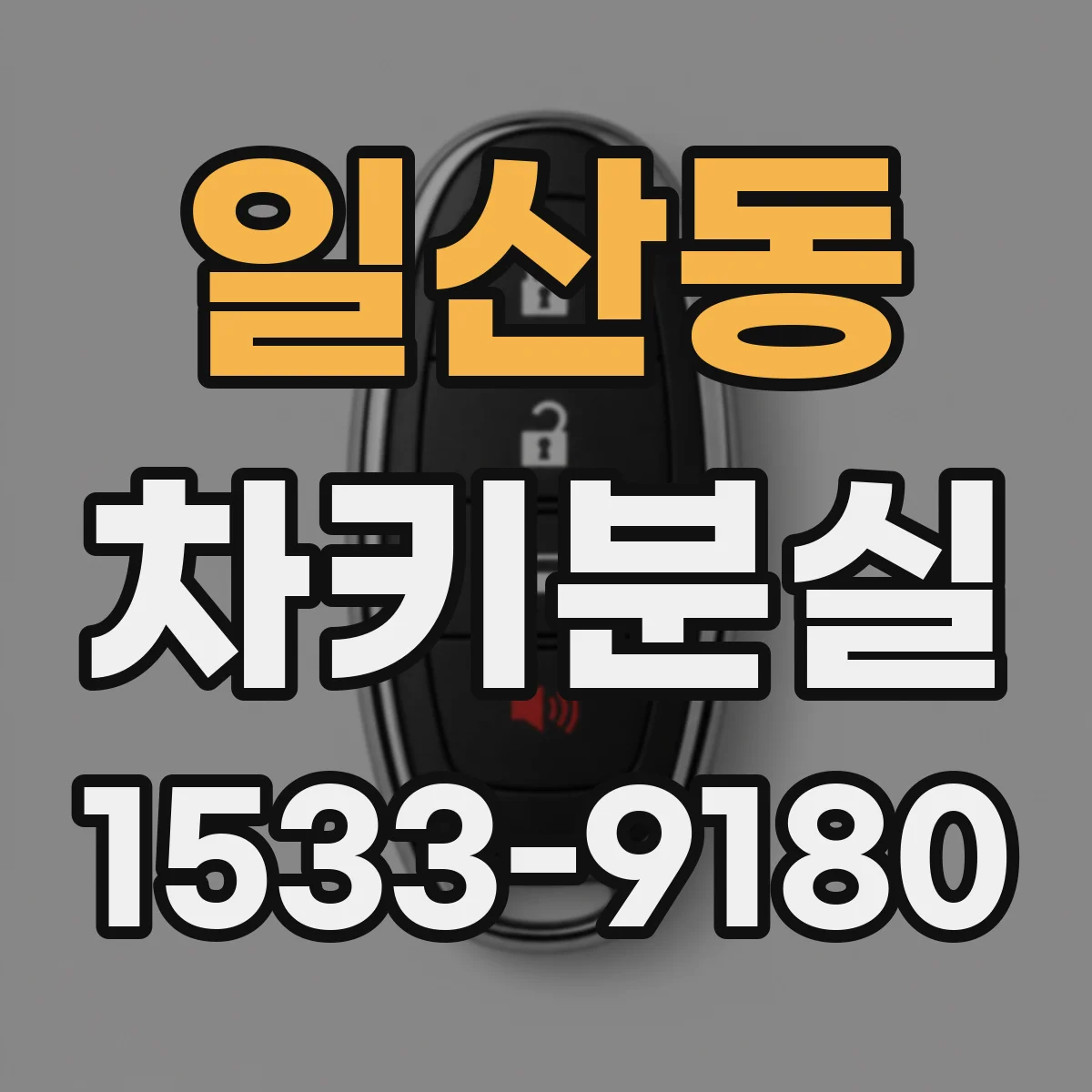 일산동 차키분실