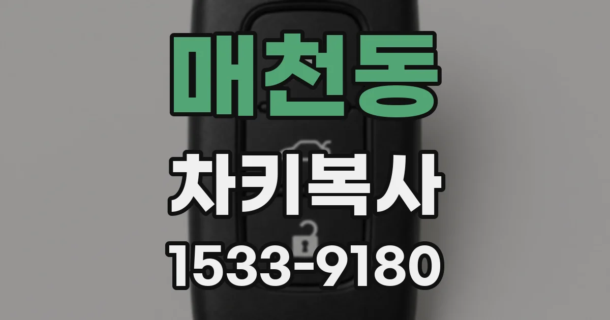 매천동 차키복사