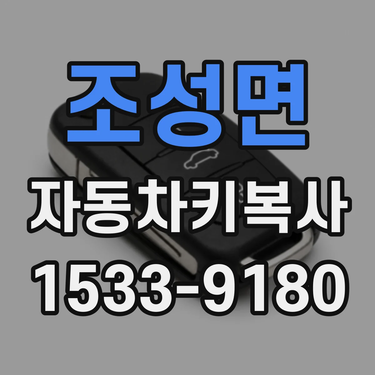 조성면 자동차키복사
