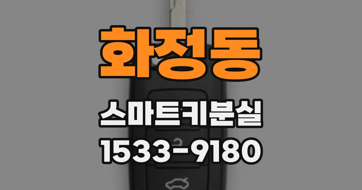 화정동 스마트키분실