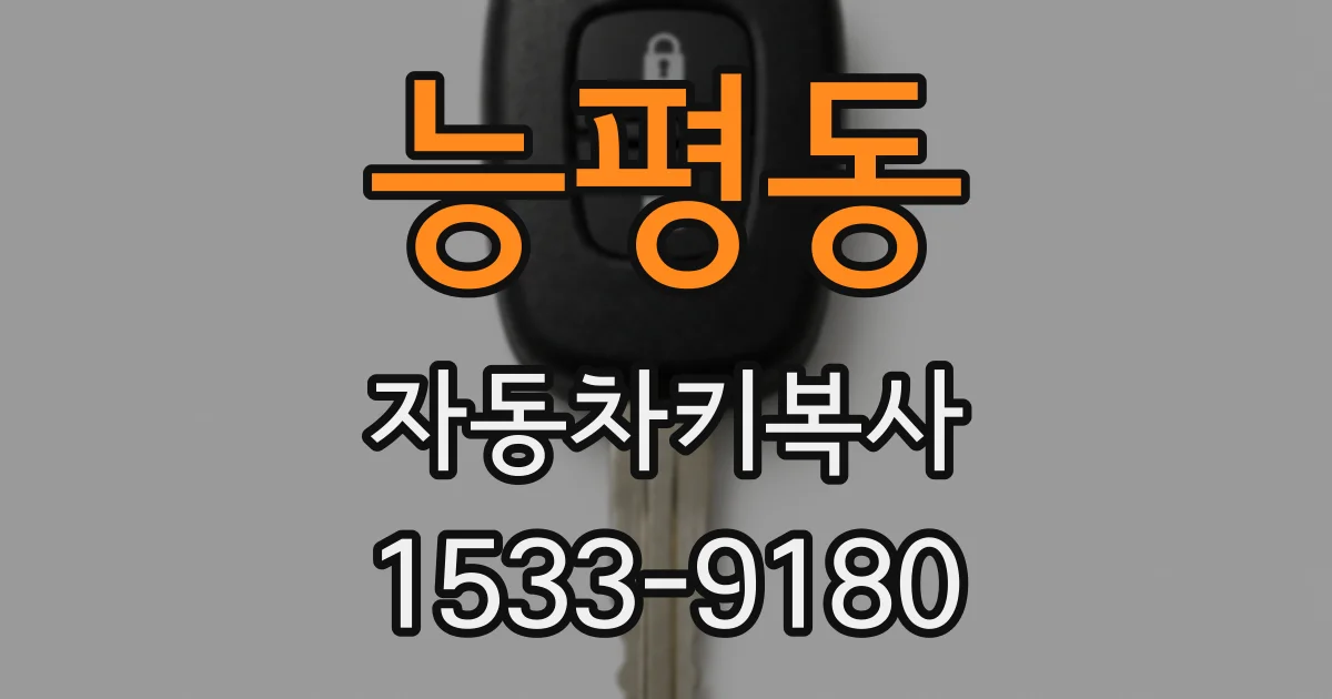 능평동 자동차키복사