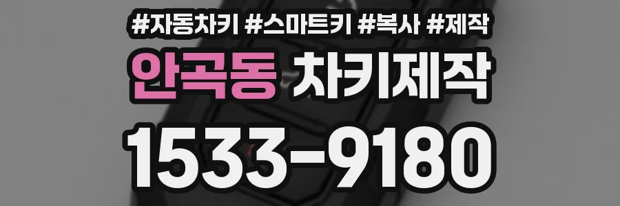 안곡동 차키제작