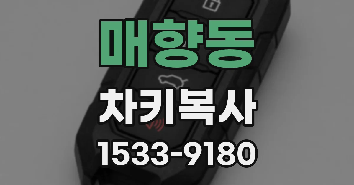 매향동 차키복사