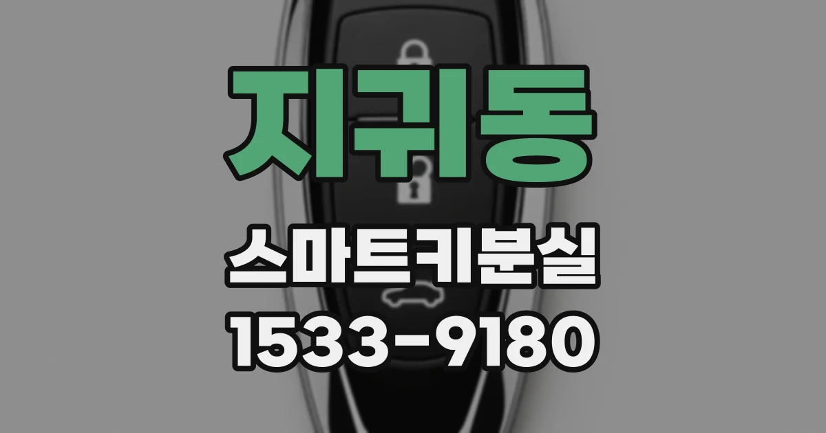 지귀동 스마트키분실