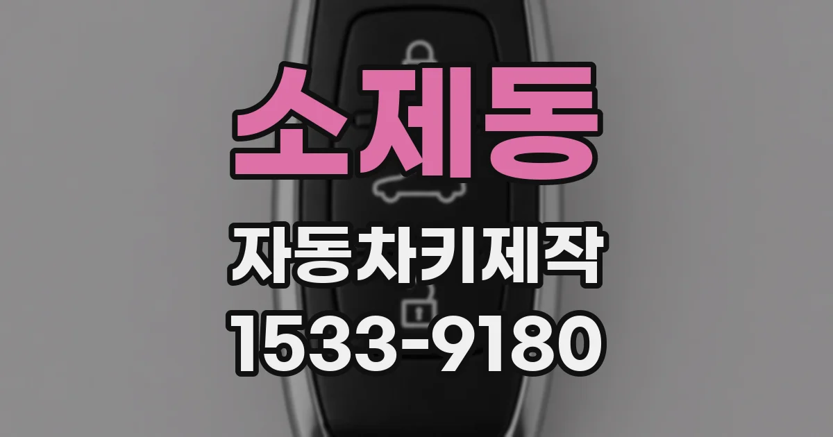 소제동 자동차키제작