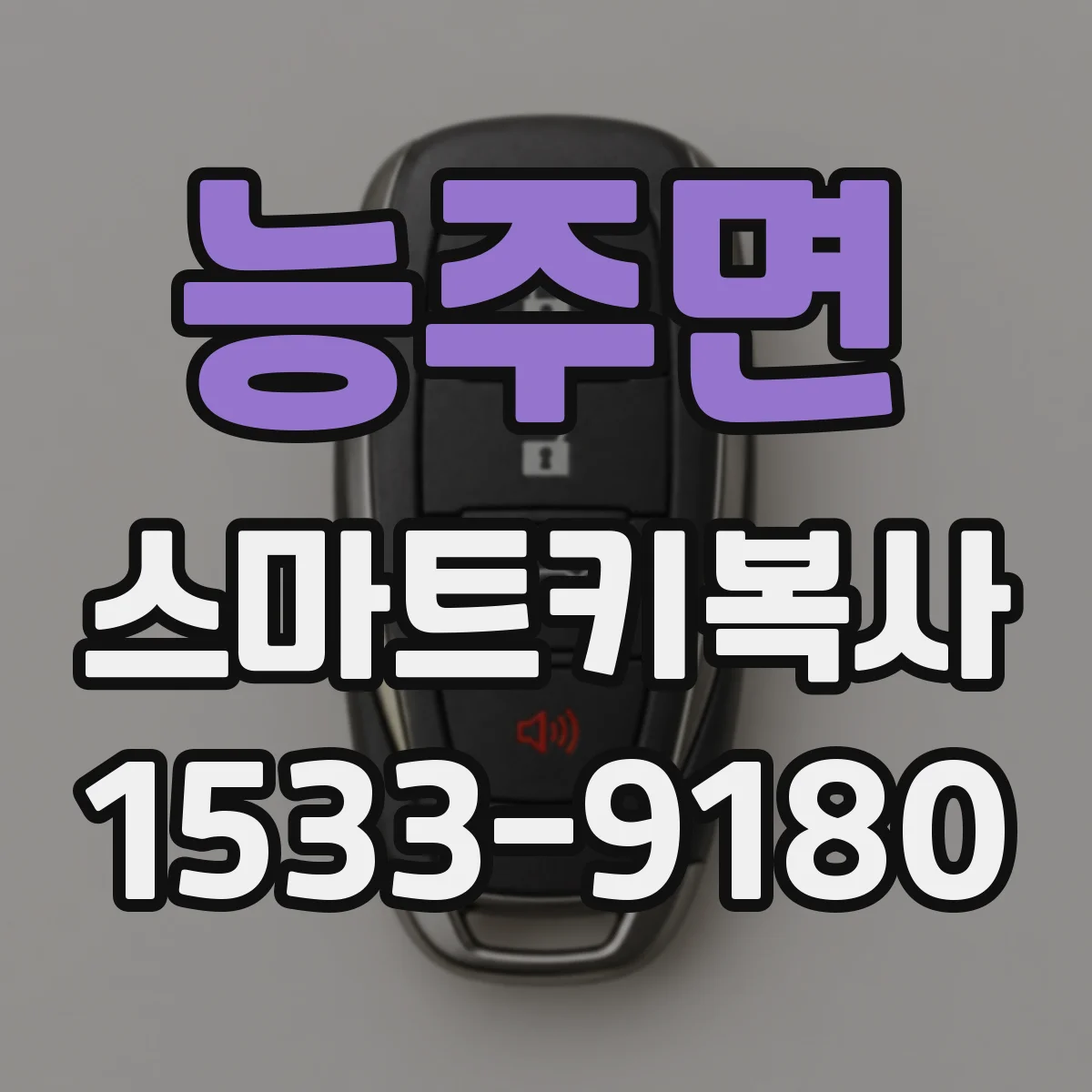 능주면 스마트키복사