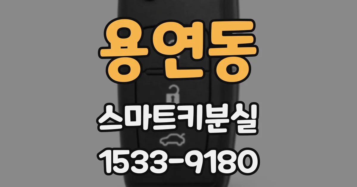용연동 스마트키분실
