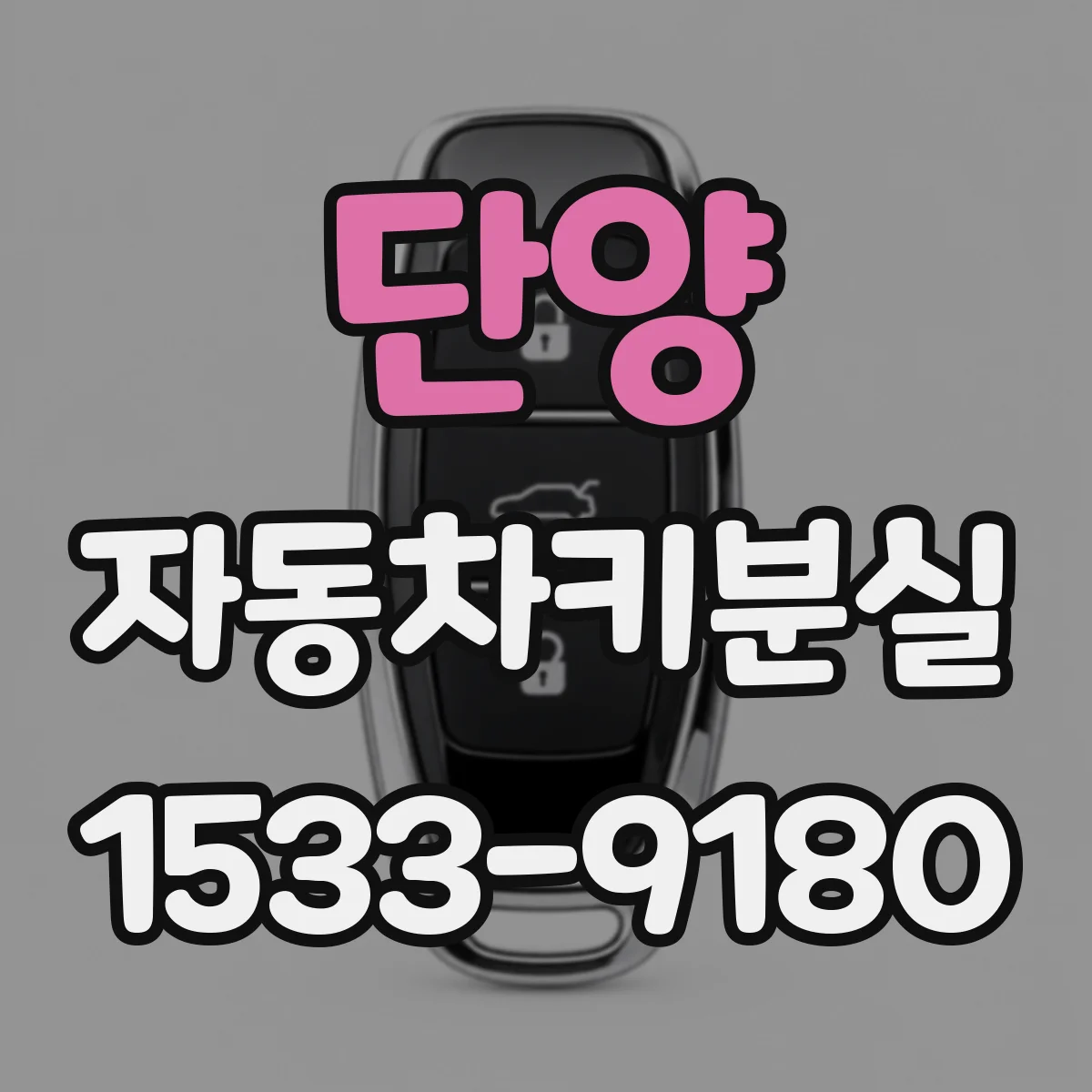 단양 자동차키분실