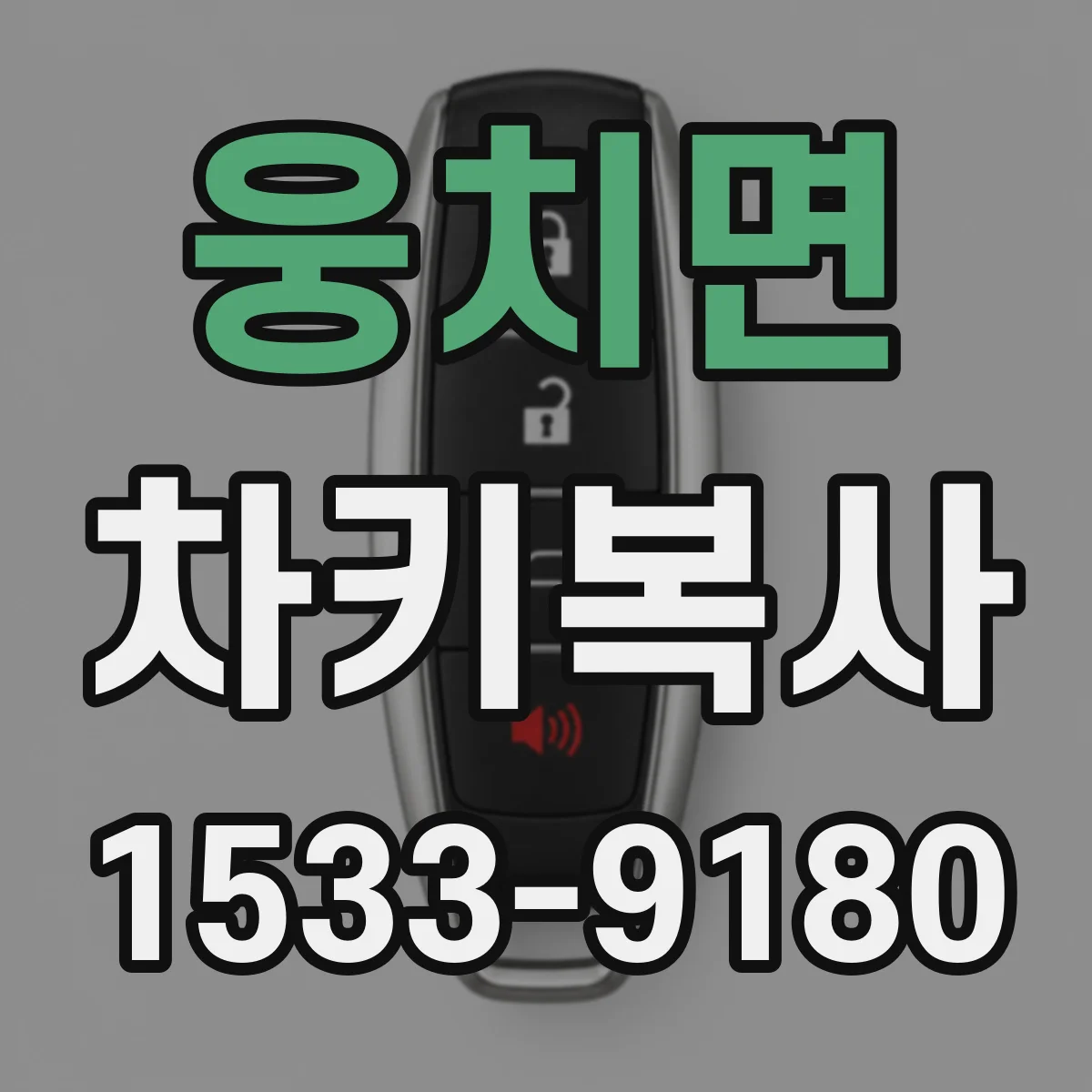웅치면 차키복사