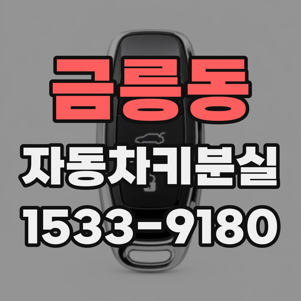 금릉동 자동차키분실