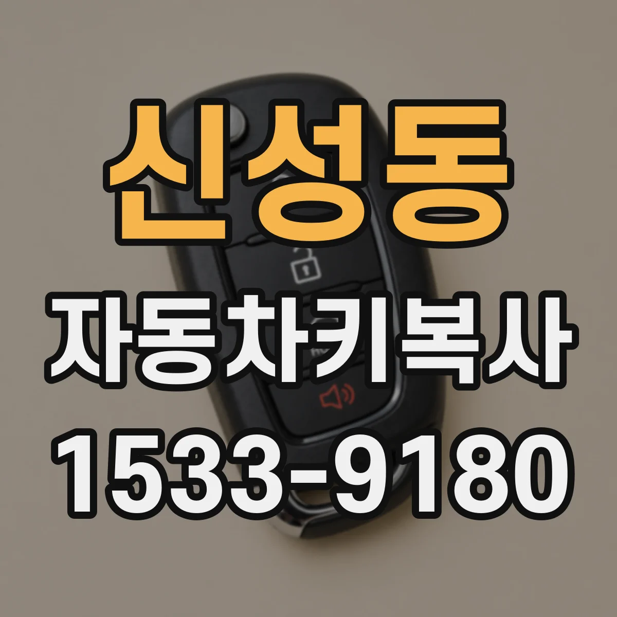 신성동 자동차키복사