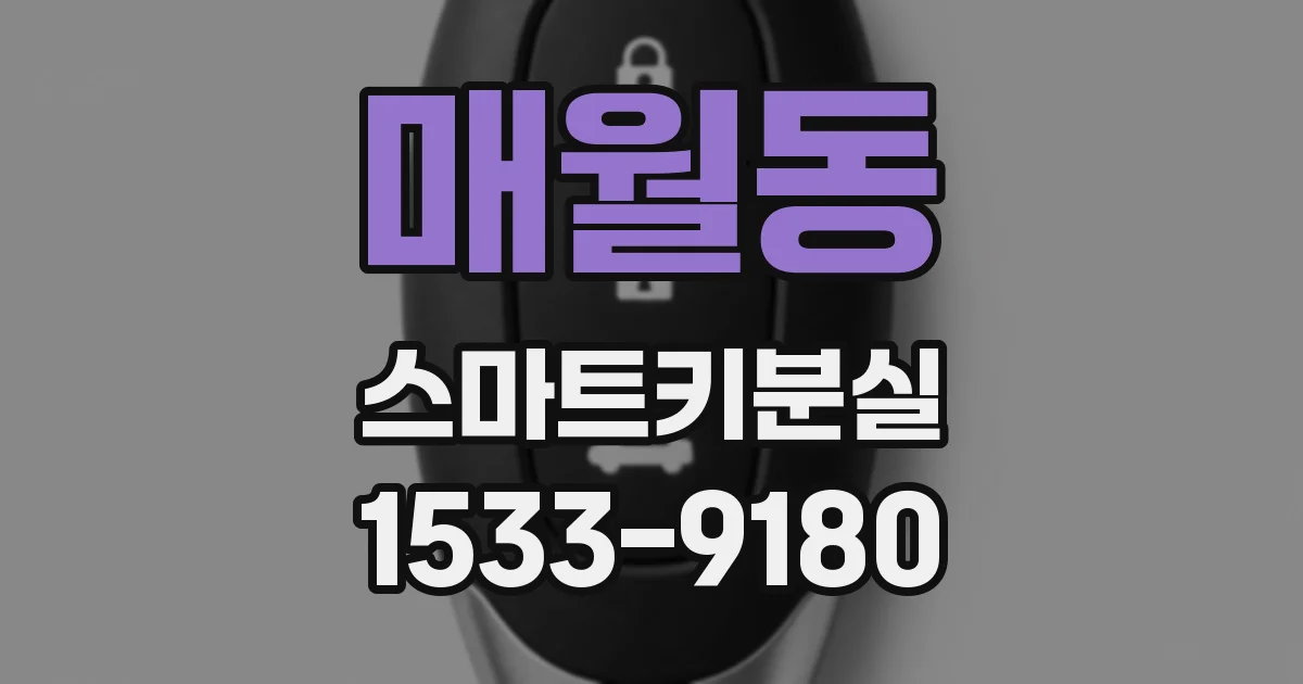 매월동 스마트키분실