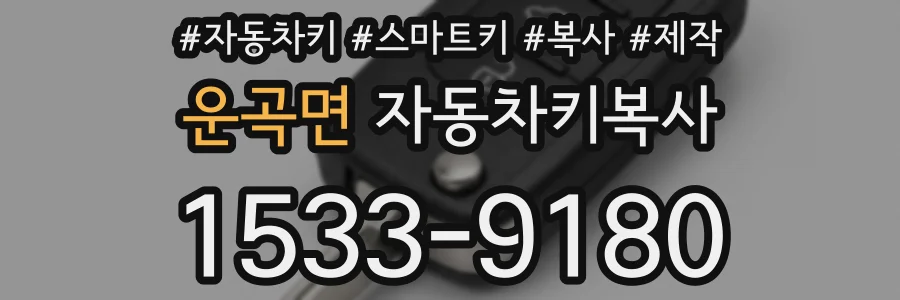운곡면 자동차키복사