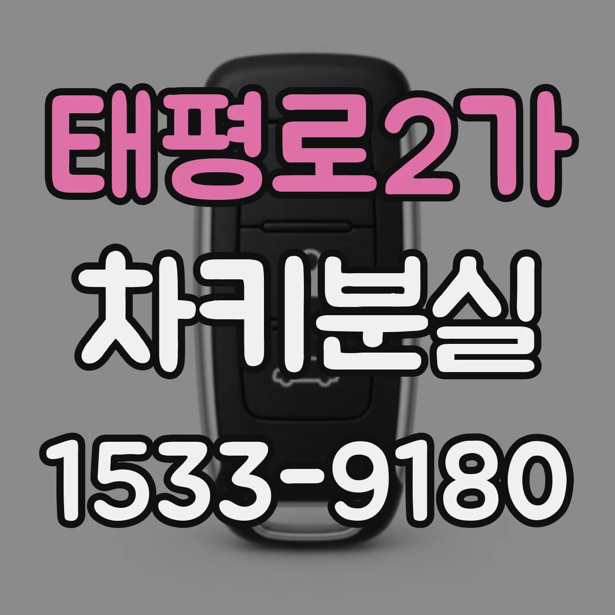 태평로2가 차키분실