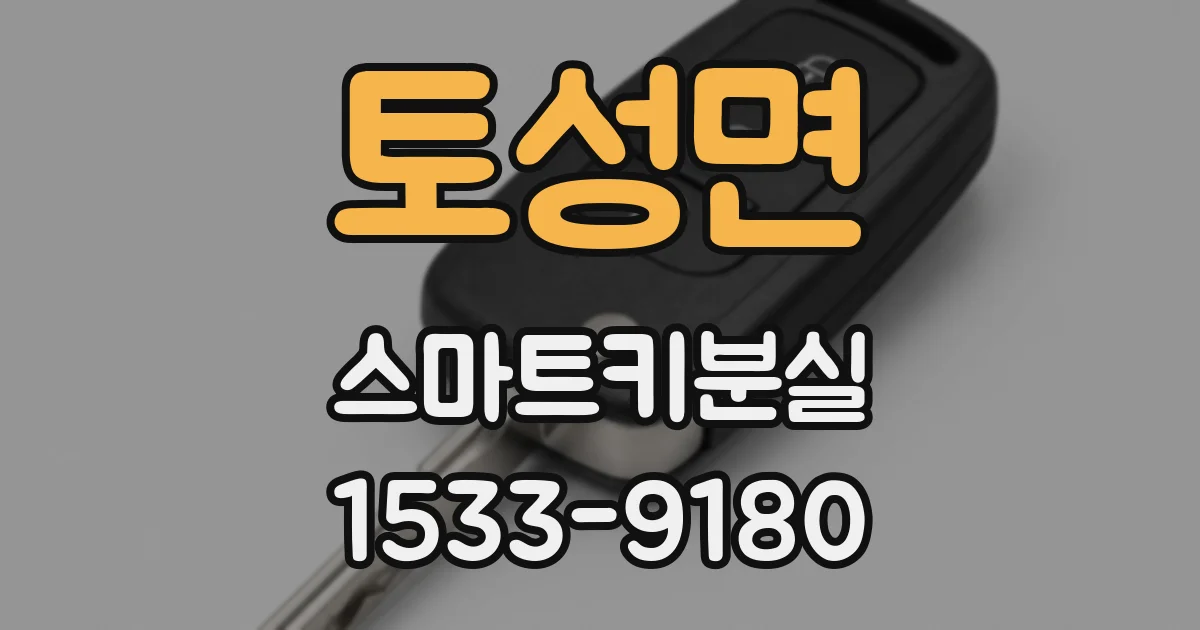 토성면 스마트키분실