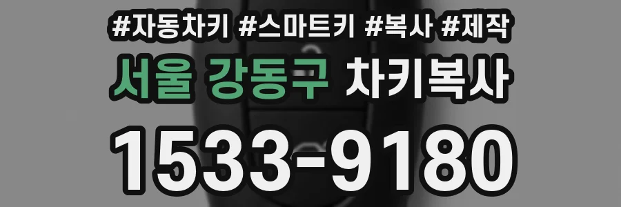 서울 강동구 차키복사