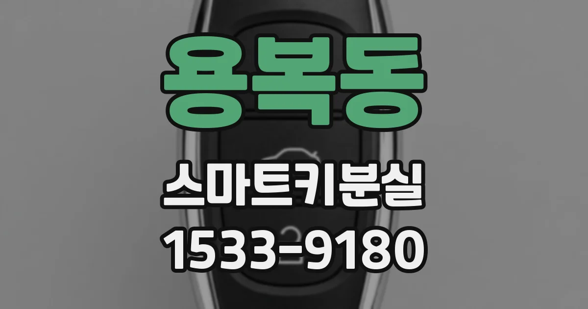 용복동 스마트키분실