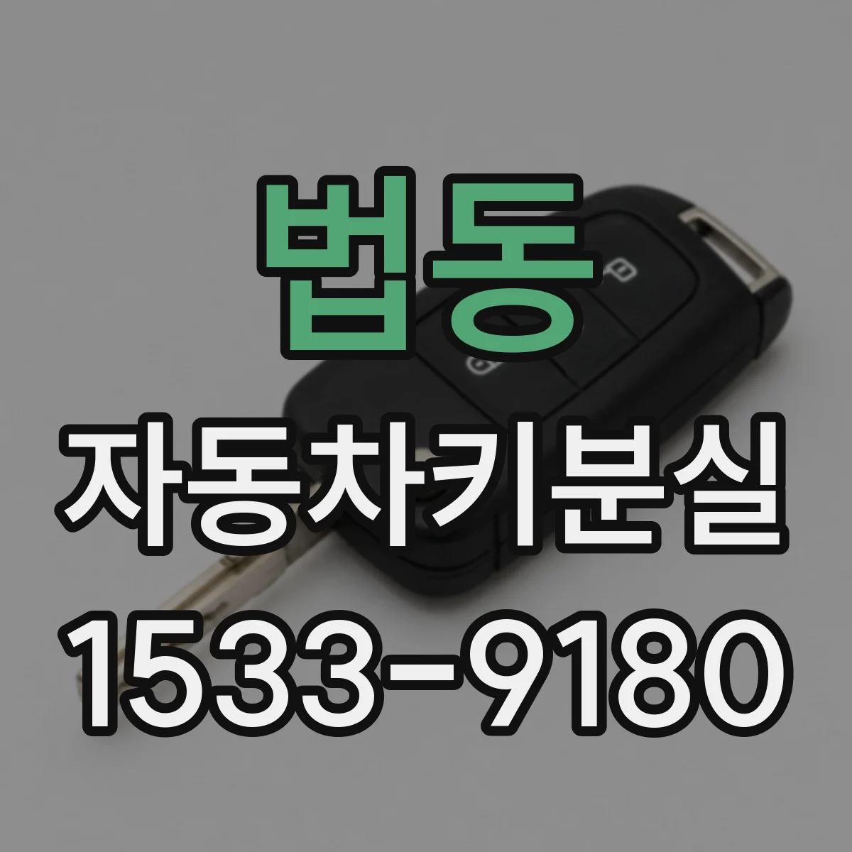법동 자동차키분실