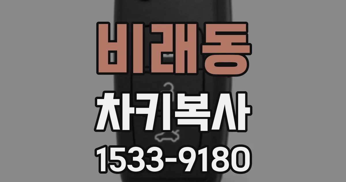 비래동 차키복사