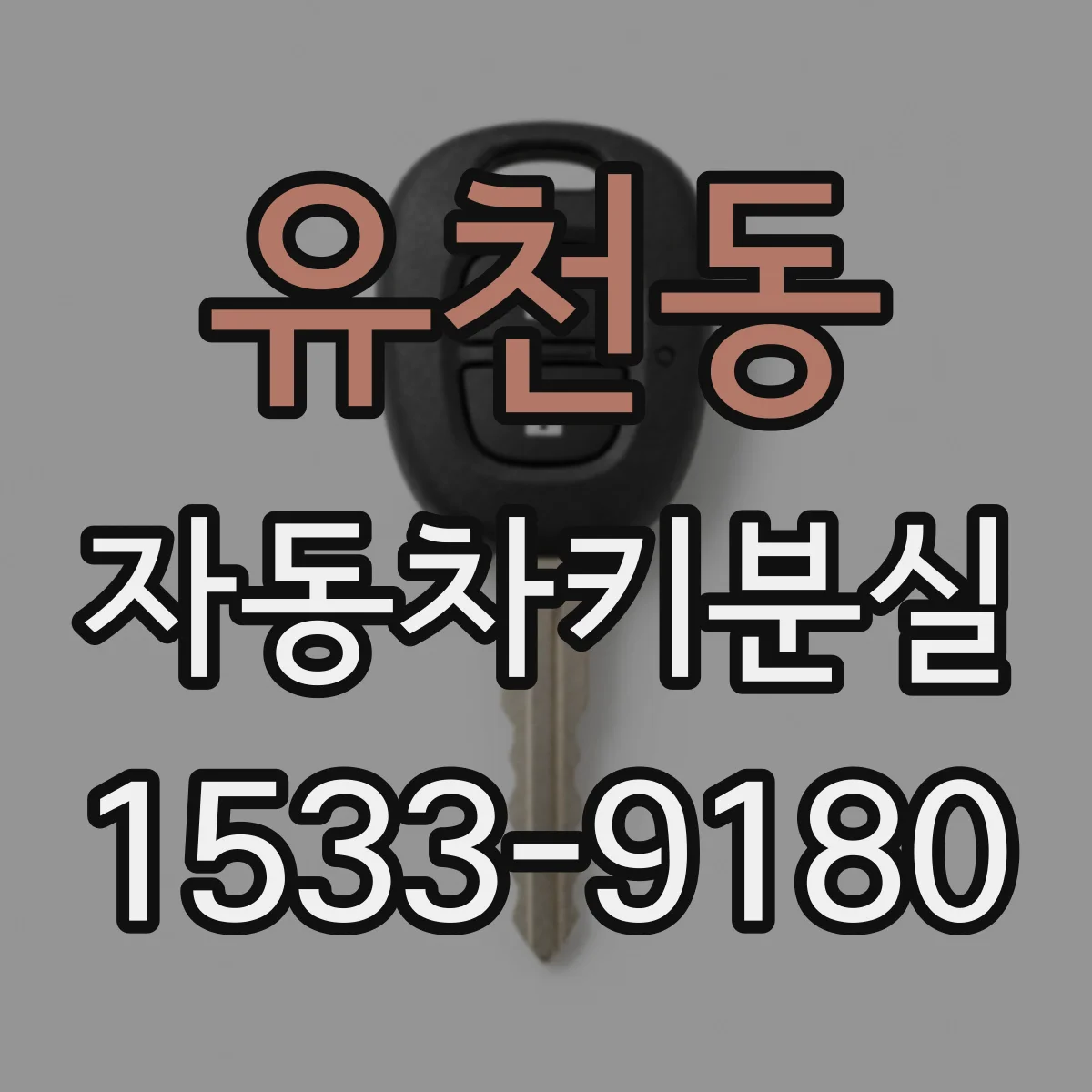 유천동 자동차키분실