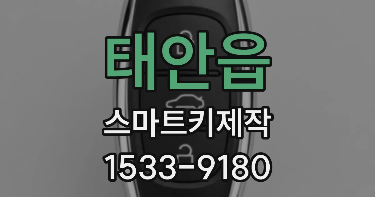 태안읍 스마트키제작
