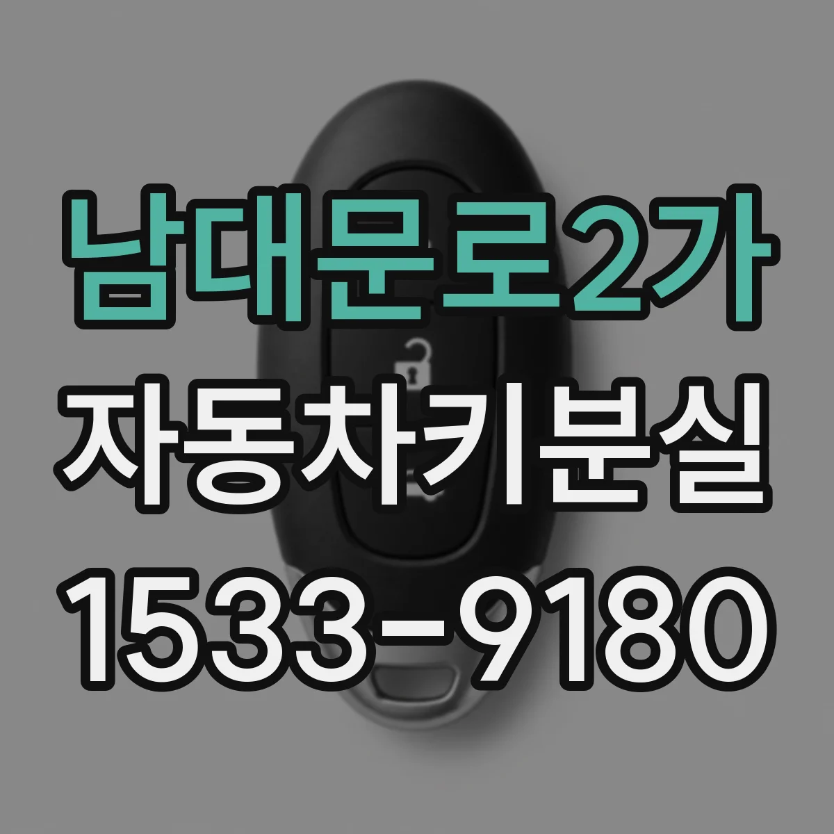 남대문로2가 자동차키분실
