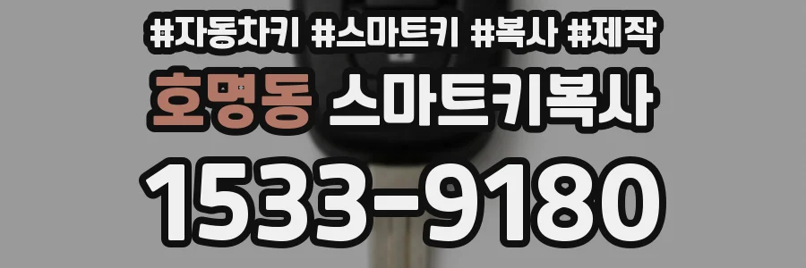 호명동 스마트키복사