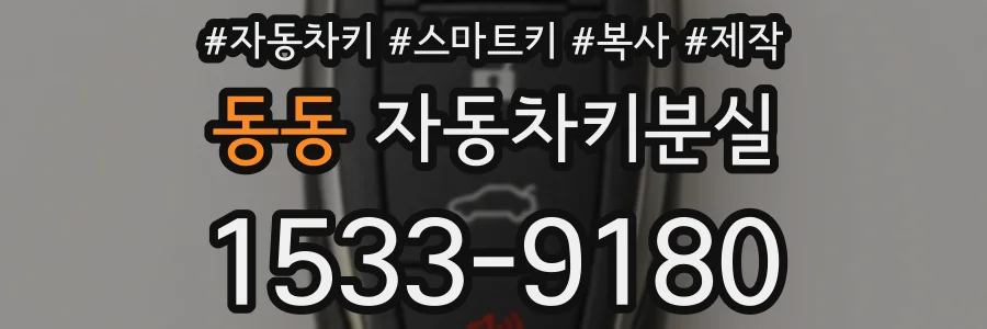 동동 자동차키분실
