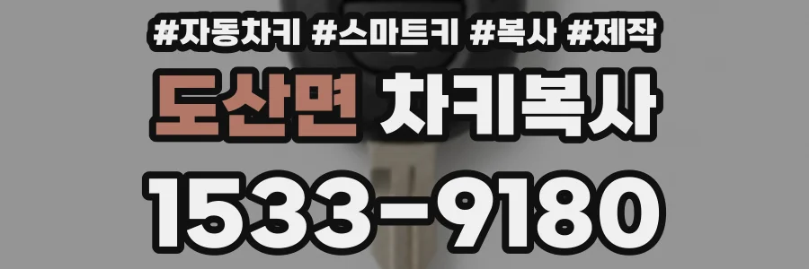 도산면 차키복사