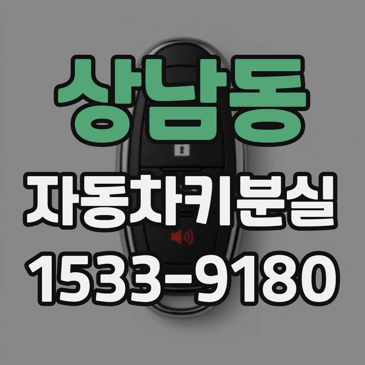 상남동 자동차키분실