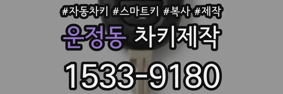 운정동 차키제작