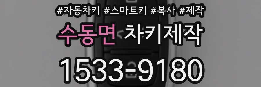 수동면 차키제작