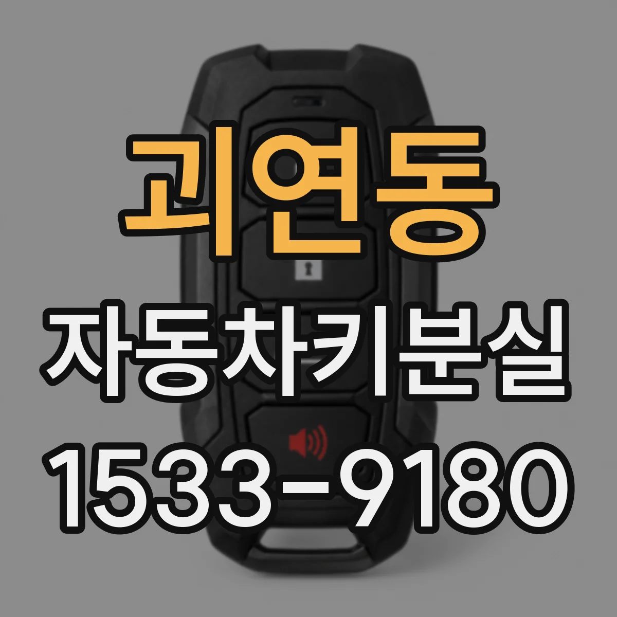 괴연동 자동차키분실
