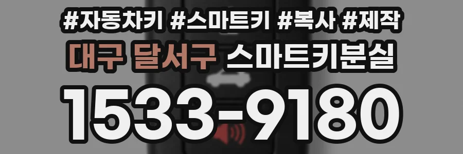 대구 달서구 스마트키분실
