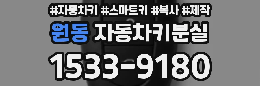 원동 자동차키분실