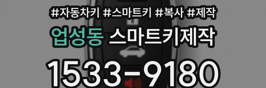 업성동 스마트키제작