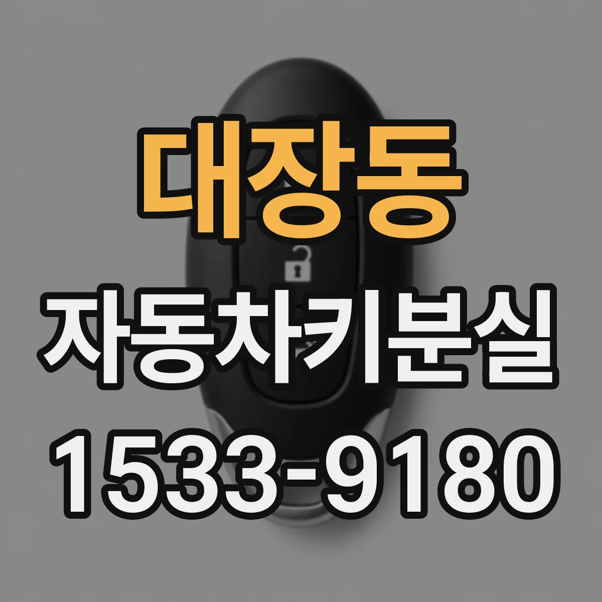 대장동 자동차키분실