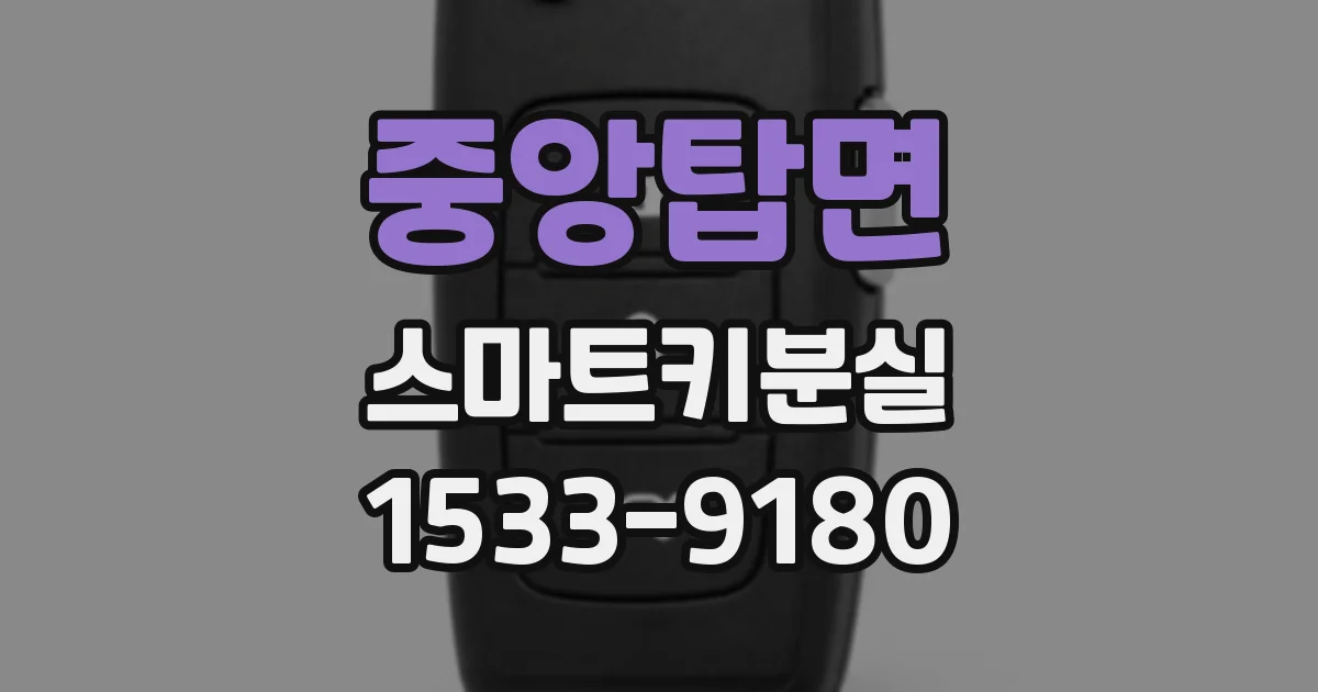 중앙탑면 스마트키분실