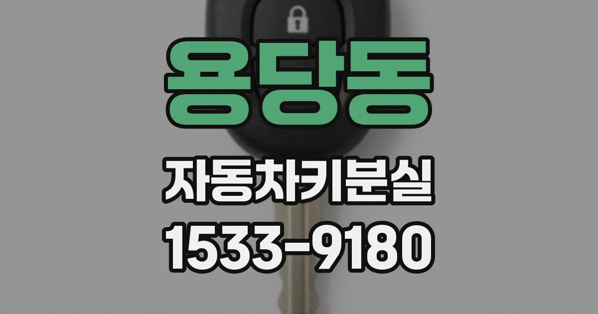 용당동 자동차키분실