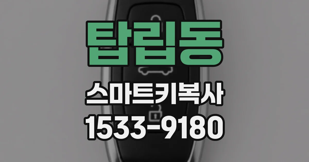 탑립동 스마트키복사