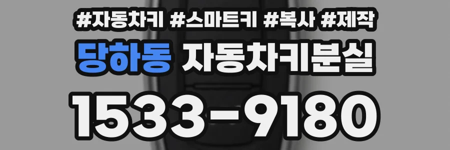 당하동 자동차키분실