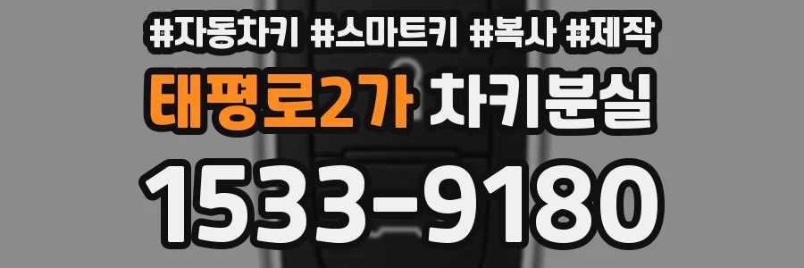 태평로2가 차키분실