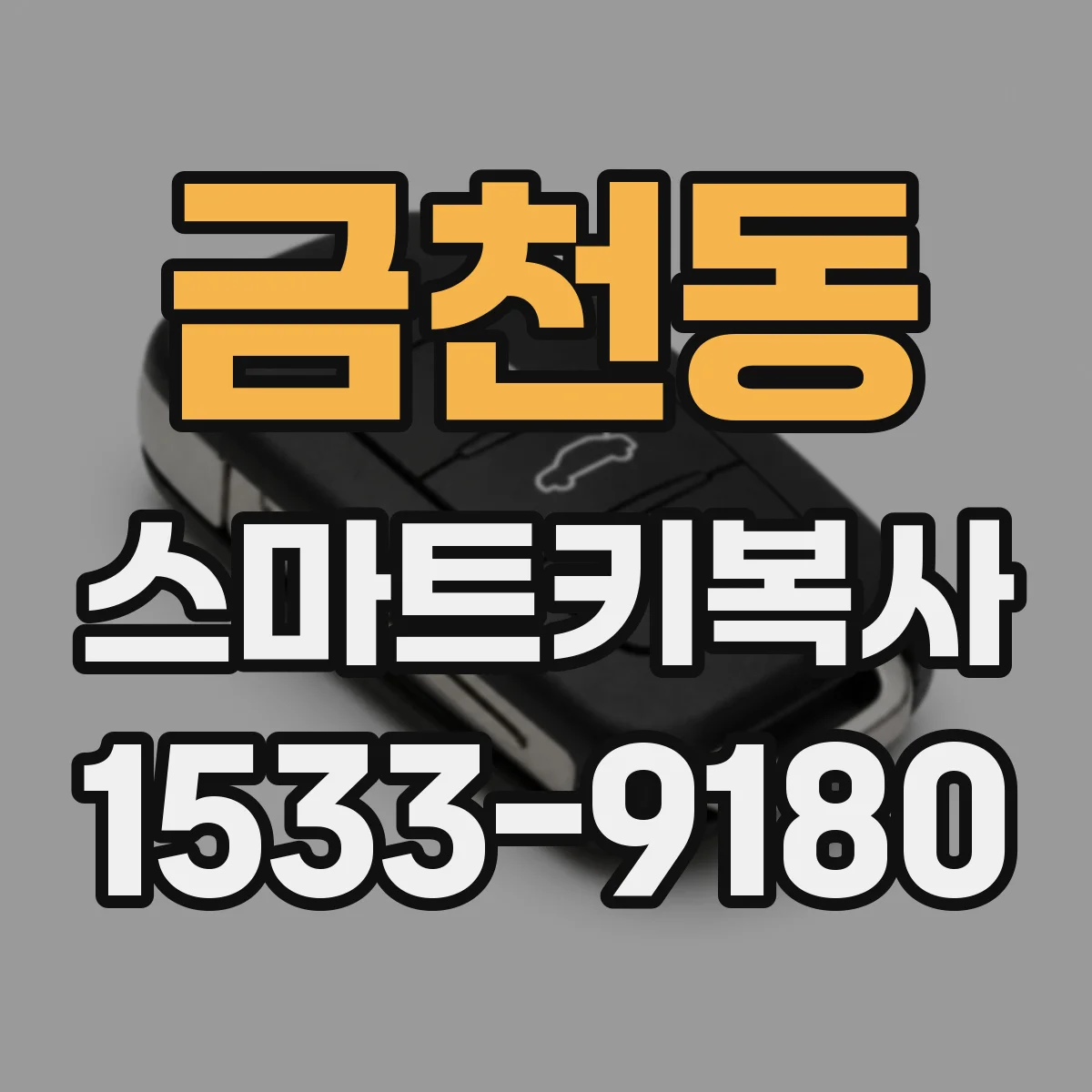 금천동 스마트키복사