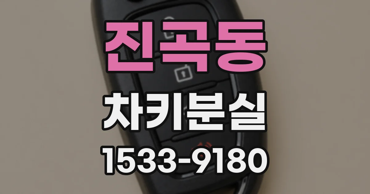 진곡동 차키분실