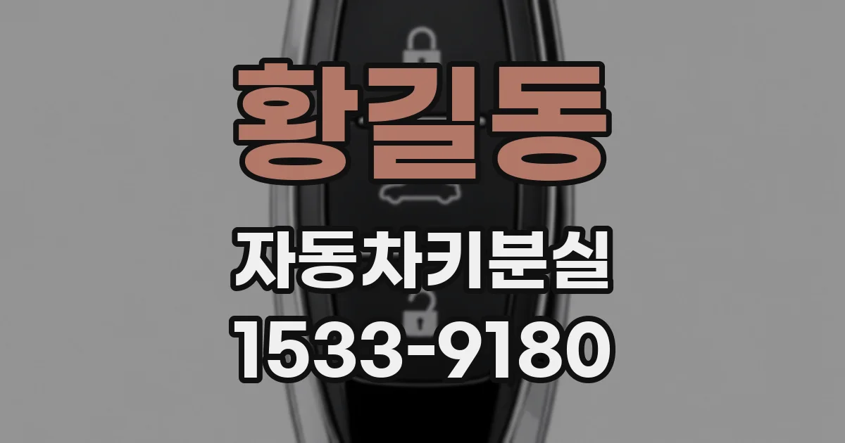 황길동 자동차키분실
