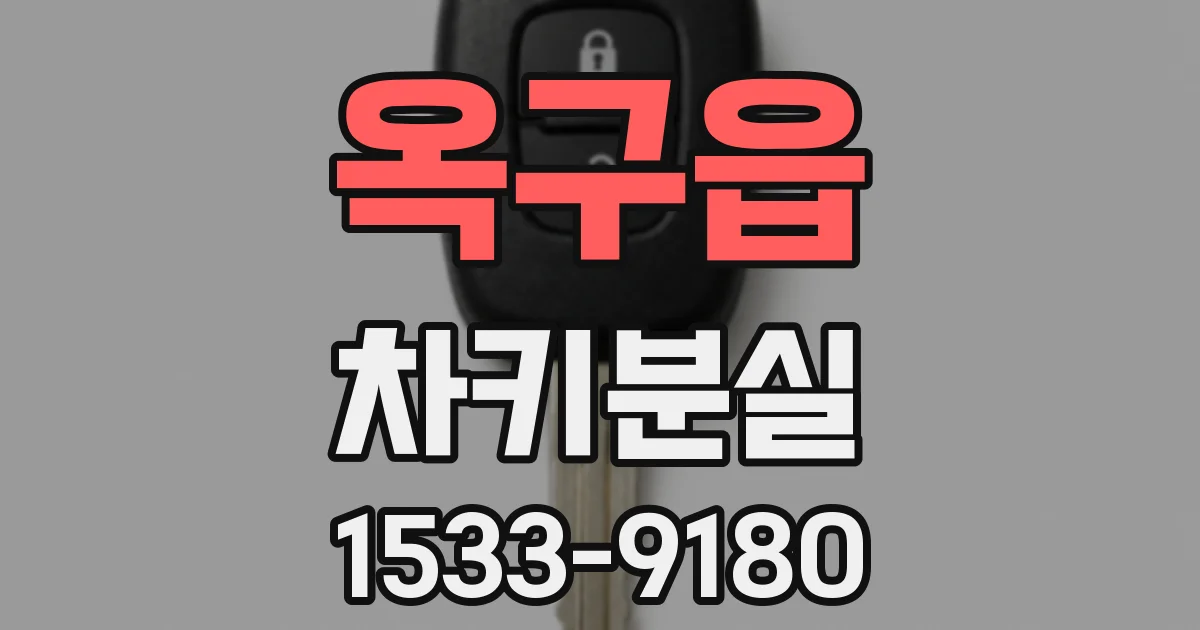 옥구읍 차키분실
